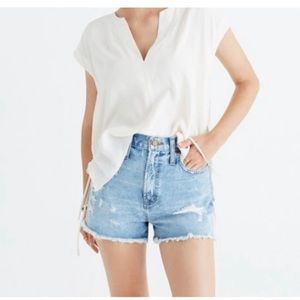 Madewell‎ skylight tie top Alexa Chung